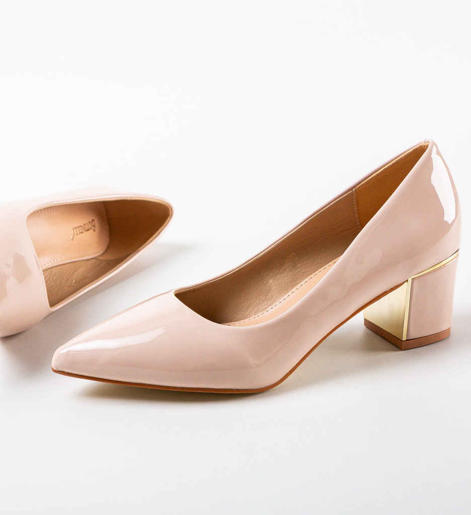 Pantofi dama Coles Bej Eleganți - imagine 7