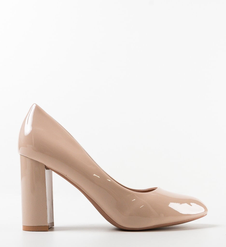 Pantofi William Bej Eleganți cu Toc - Confort și Stil - imagine 5