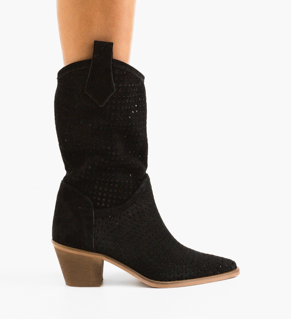 Botine Dama Tersa Negre | Stil Urban Elegant - imagine 6
