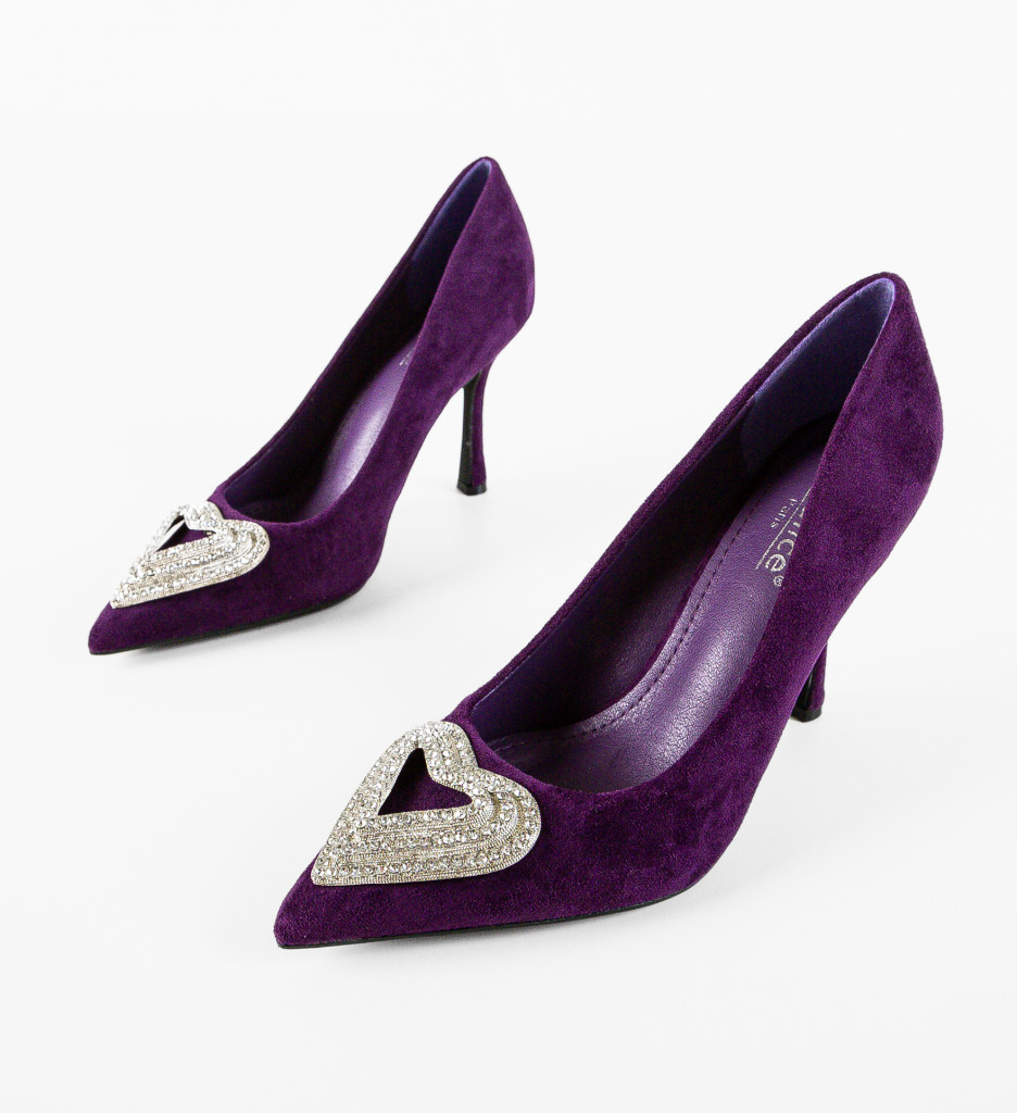 Pantofi Oise Mov - Eleganță și Stil - imagine 5