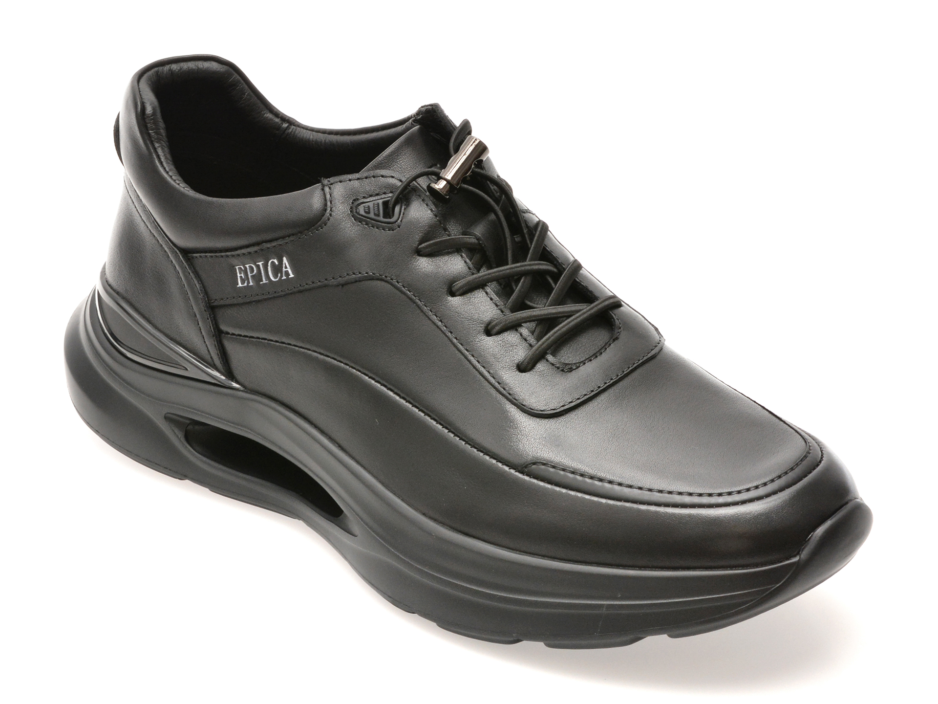 Pantofi Epica Negri din Piele | Stil și Confort