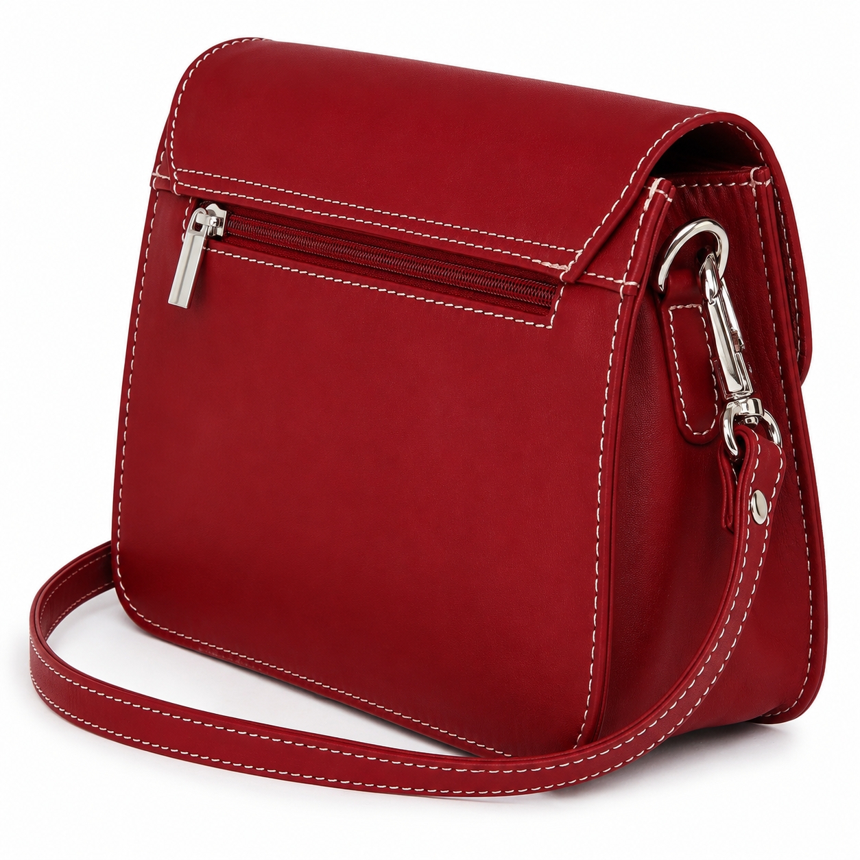 Geanta Amely GT3879 Piele Naturala Rosie - imagine 2