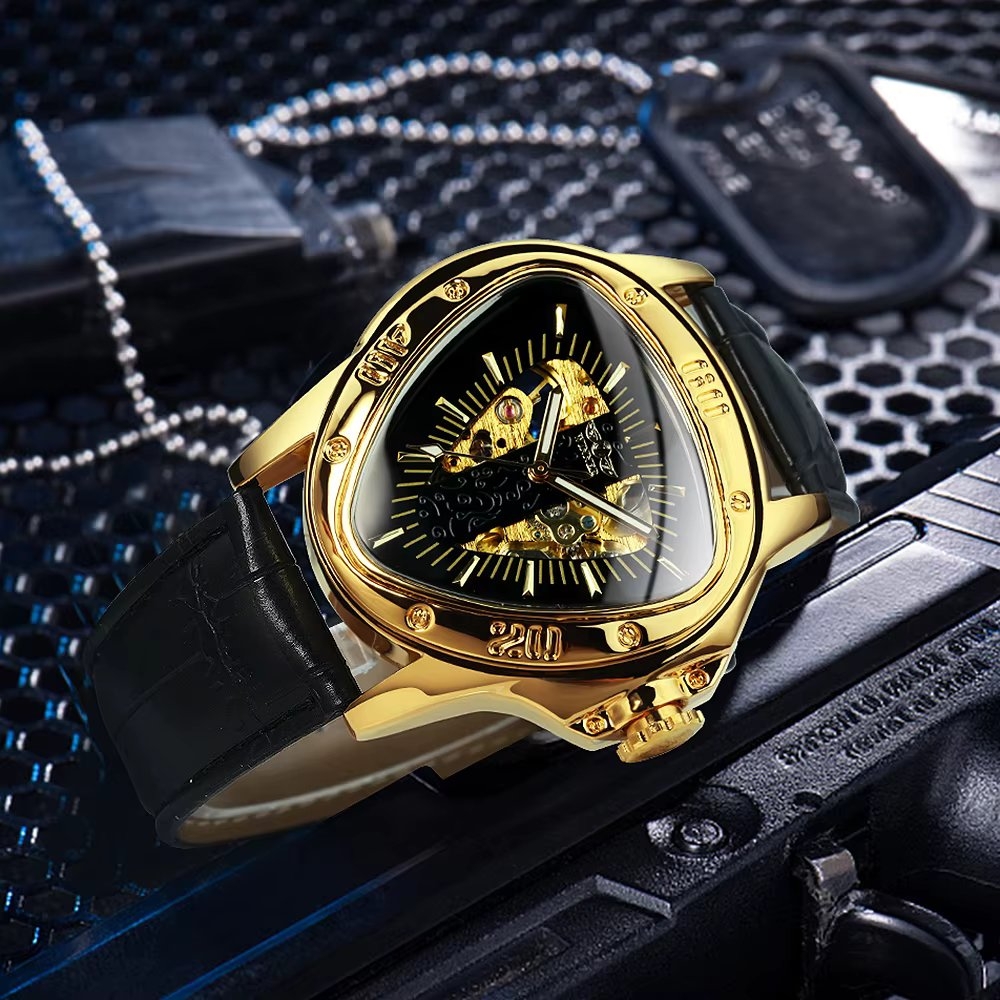 Ceas Barbatesc Winner Automatic Piele - imagine 4