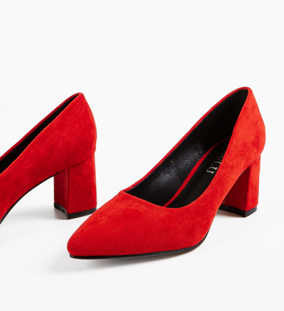 Pantofi Brook Rosii - Eleganță și Stil - imagine 5
