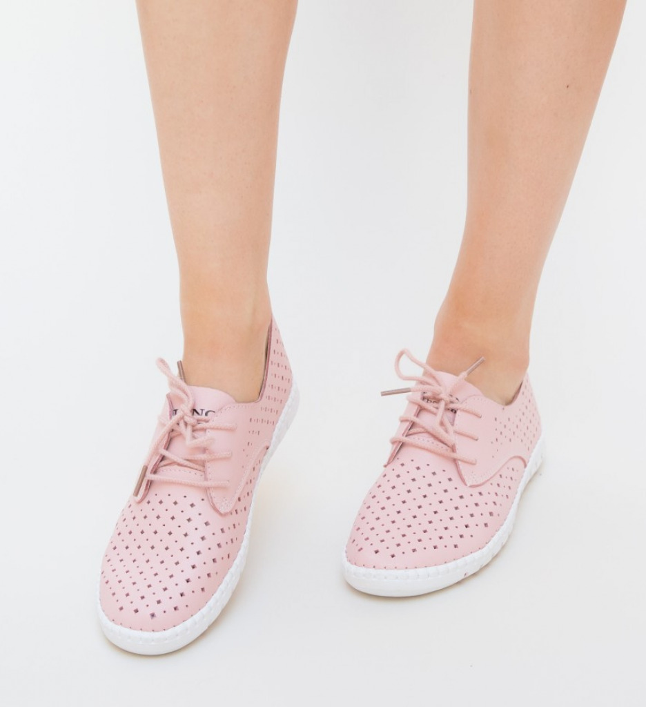 Pantofi Casual Hilio Roz - Confort și Stil - imagine 2