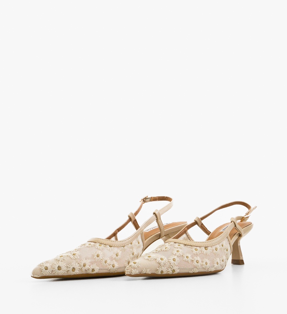 Pantofi Kylie Bej | Eleganță și Stil Feminin - imagine 4