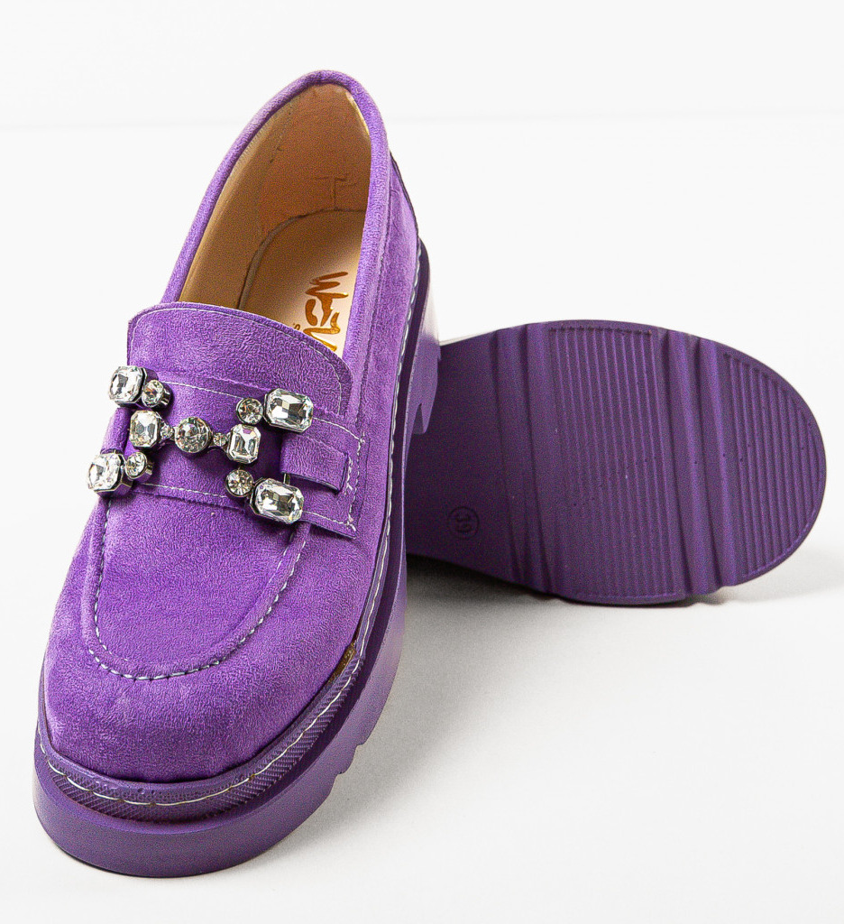 Pantofi Casual Maraya Mov - Confort și Stil Zilnic - imagine 7