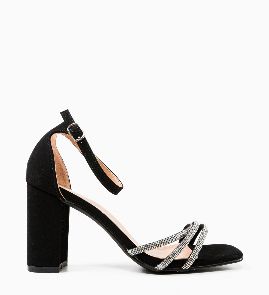 Sandale Chikere Negre - Eleganță și Stil - imagine 4