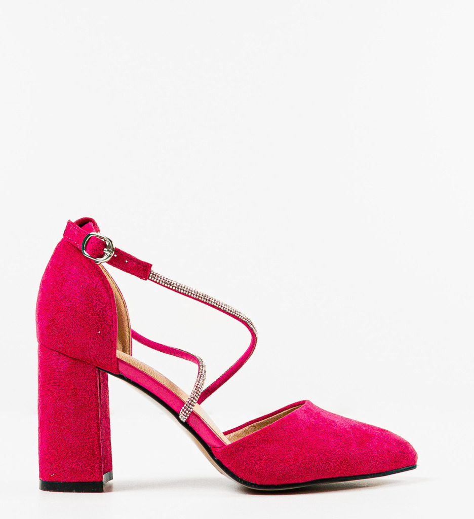 Pantofi Dama Saekya Fuchsia - Eleganță și Stil - imagine 4