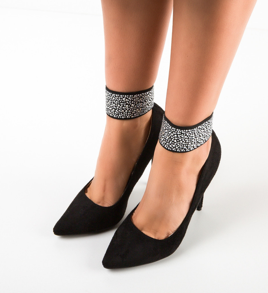 Pantofi Dama Rabia Negri Eleganți - imagine 4