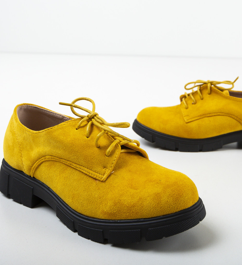 Pantofi Casual Tobi Galbeni - Stil și Confort - imagine 5