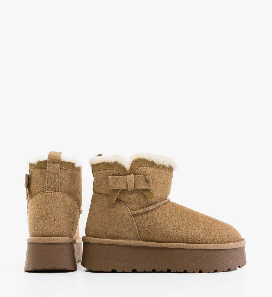 Cizme Ug Depurtat Fondy Bej | Confort Termic - imagine 2