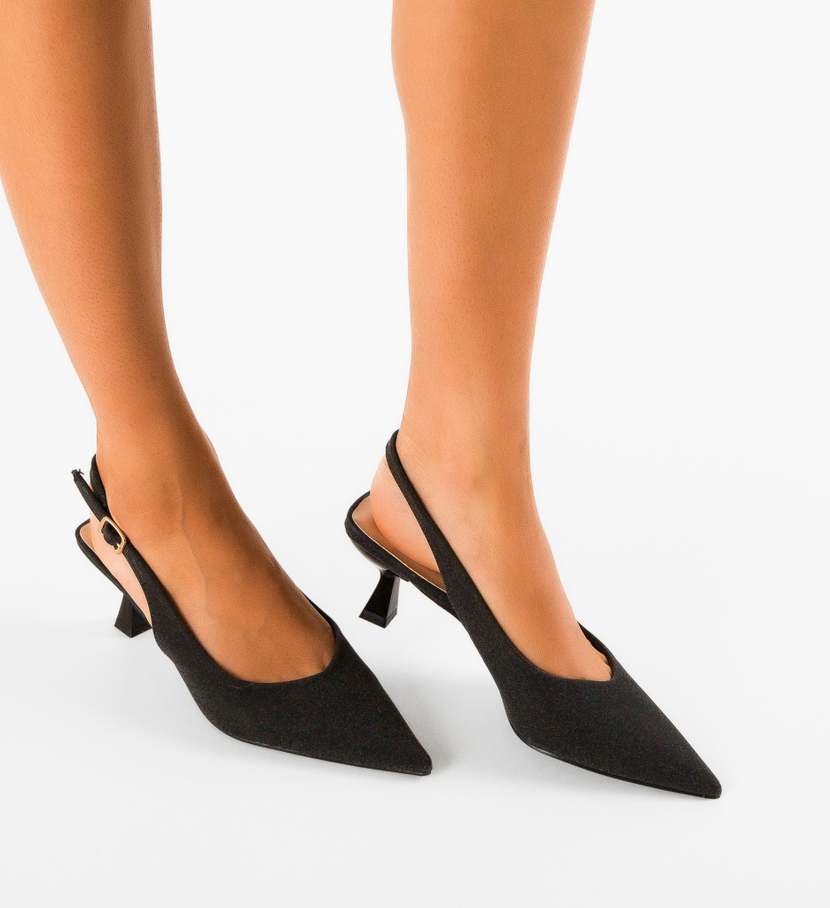 Pantofi Bonnay Negri Eleganți pentru Ocazii Speciale - imagine 2