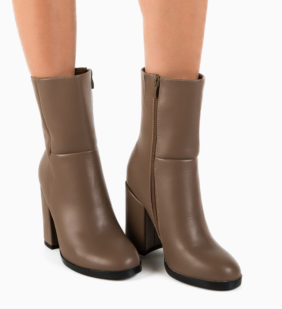 Botine Dama Tshepo Khaki | Confort și Stil