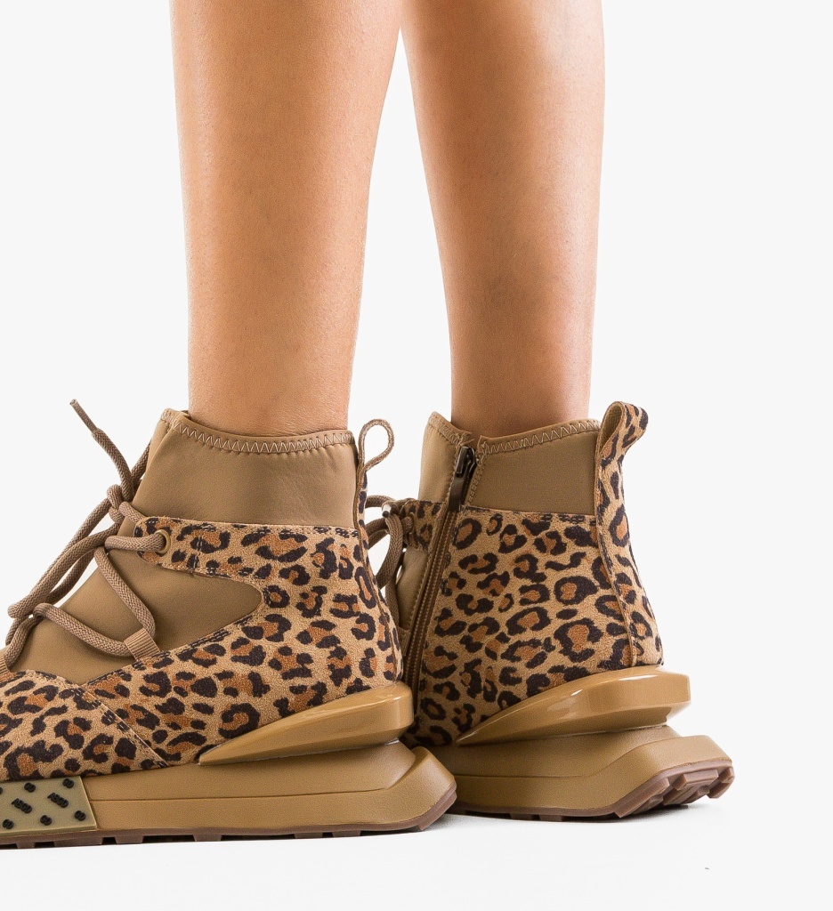 Sneakers Dama Klawan Print | Stil & Confort - imagine 3