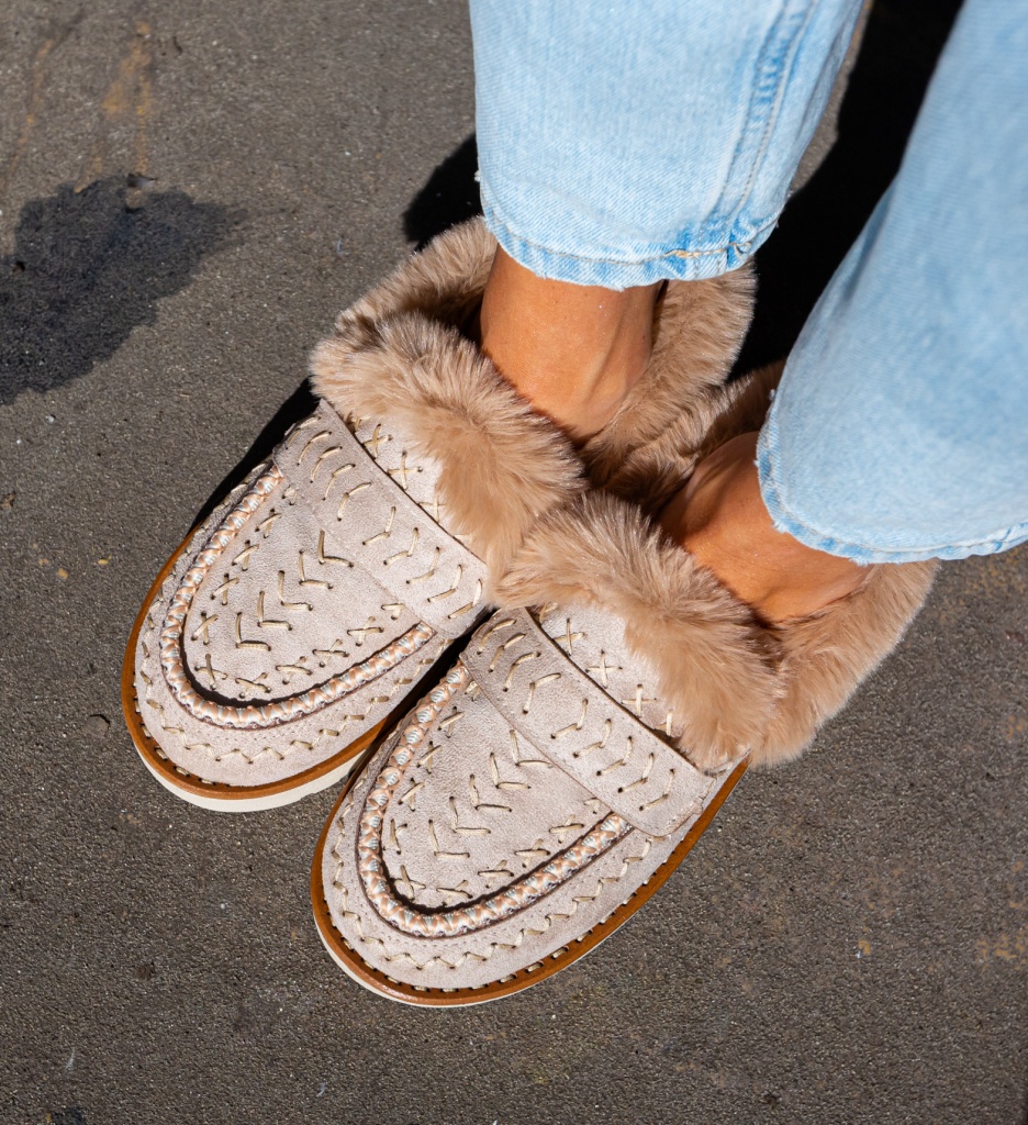 Pantofi Casual Chunky Bej - Confort & Stil - imagine 6