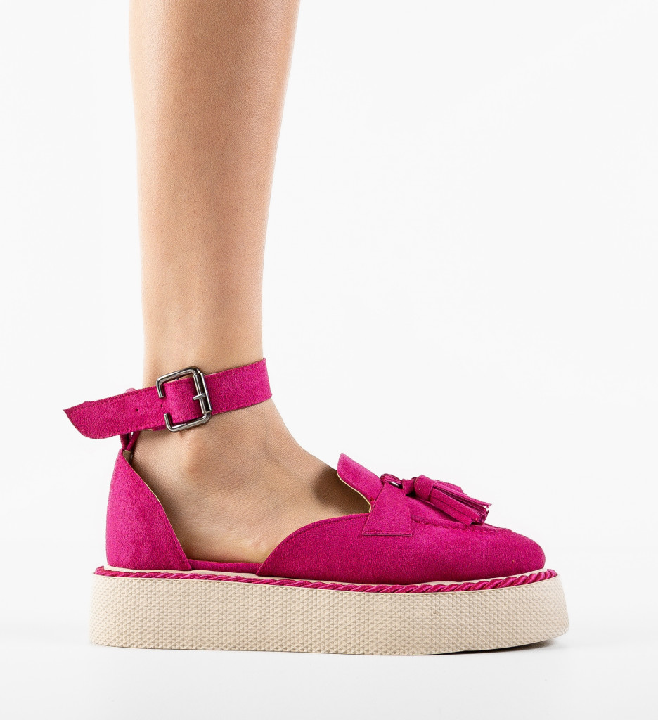 Pantofi Casual Kalin Fuchsia | Stil și Confort - imagine 4
