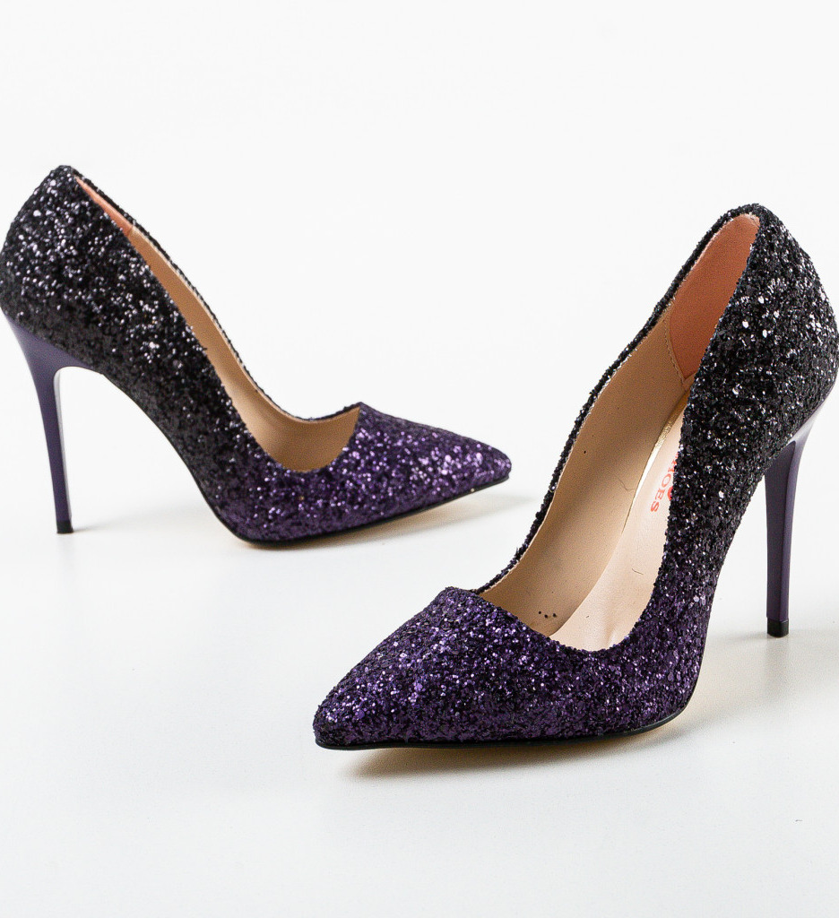 Pantofi dama Pefeba Mov - Eleganță și Stil - imagine 6