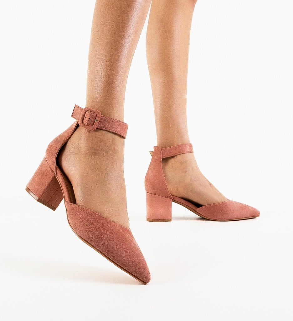 Pantofi dama Anerose Roz 2 - Eleganță și Stil - imagine 4