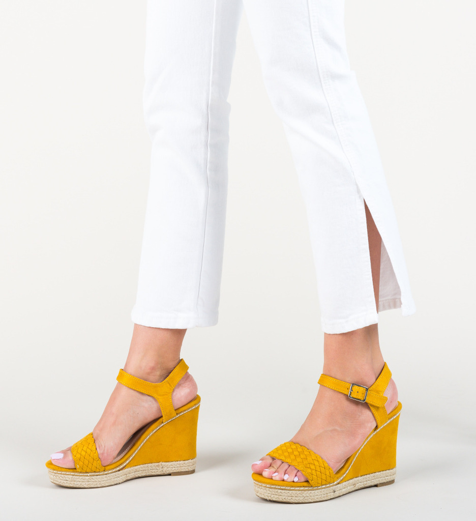 Platforme Riyab Galbene - Stil și Confort - imagine 3
