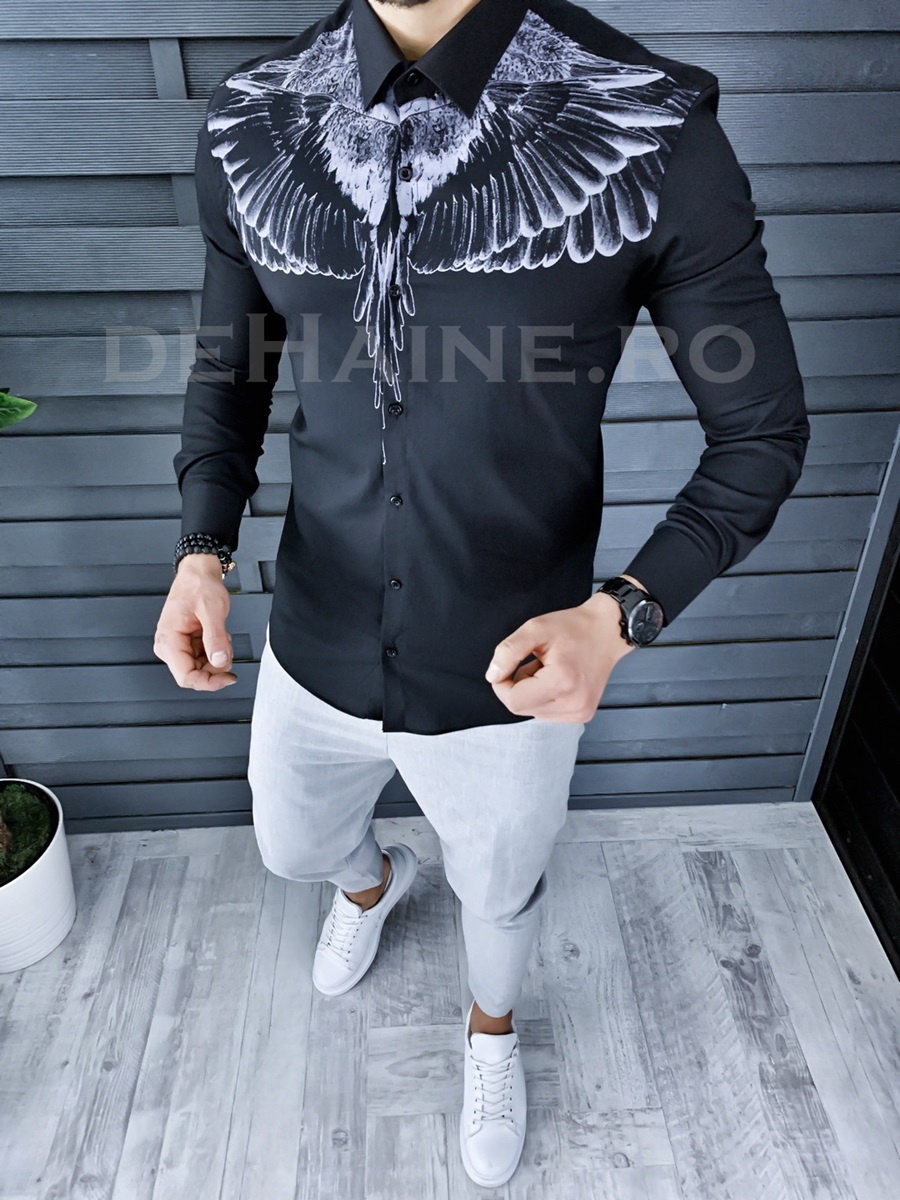 Cămăși Bărbați Slim Fit Elegantă