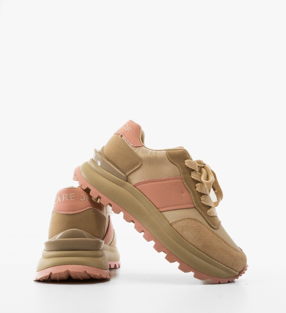 Sneakers Dama Contares Roz - Confort & Stil - imagine 4