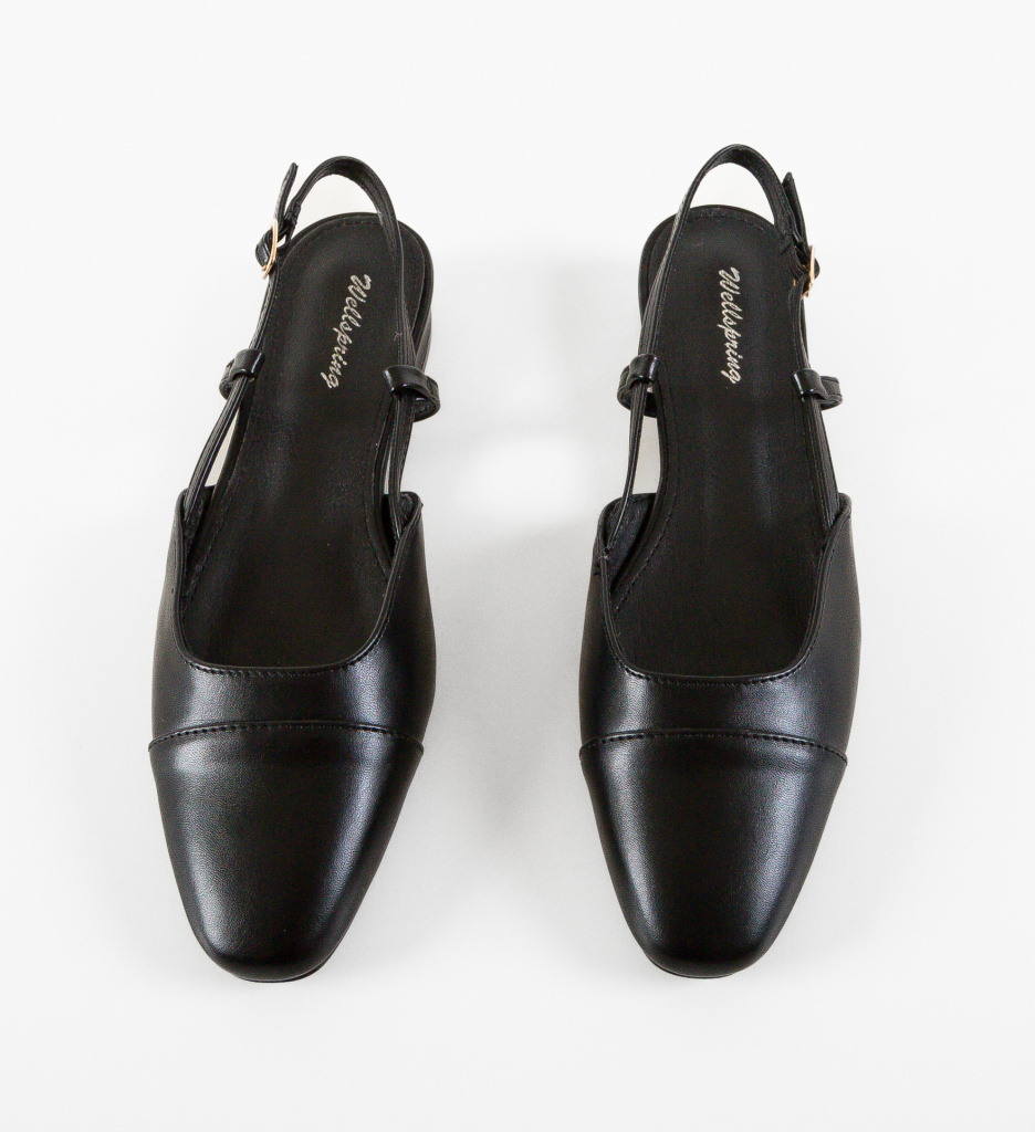 Pantofi cu Toc Karuna Negri - Eleganță Asigurată - imagine 6