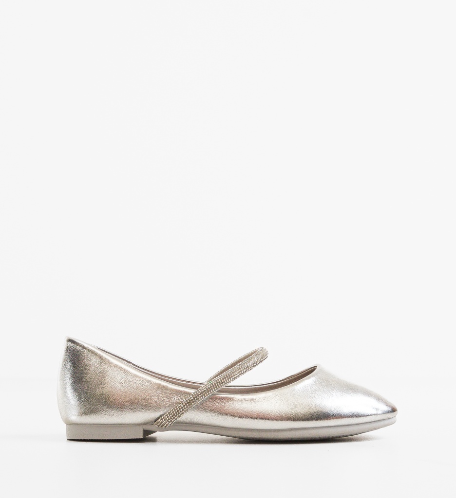 Balerini Dama Keelan Argintii - Eleganță Casual - imagine 6