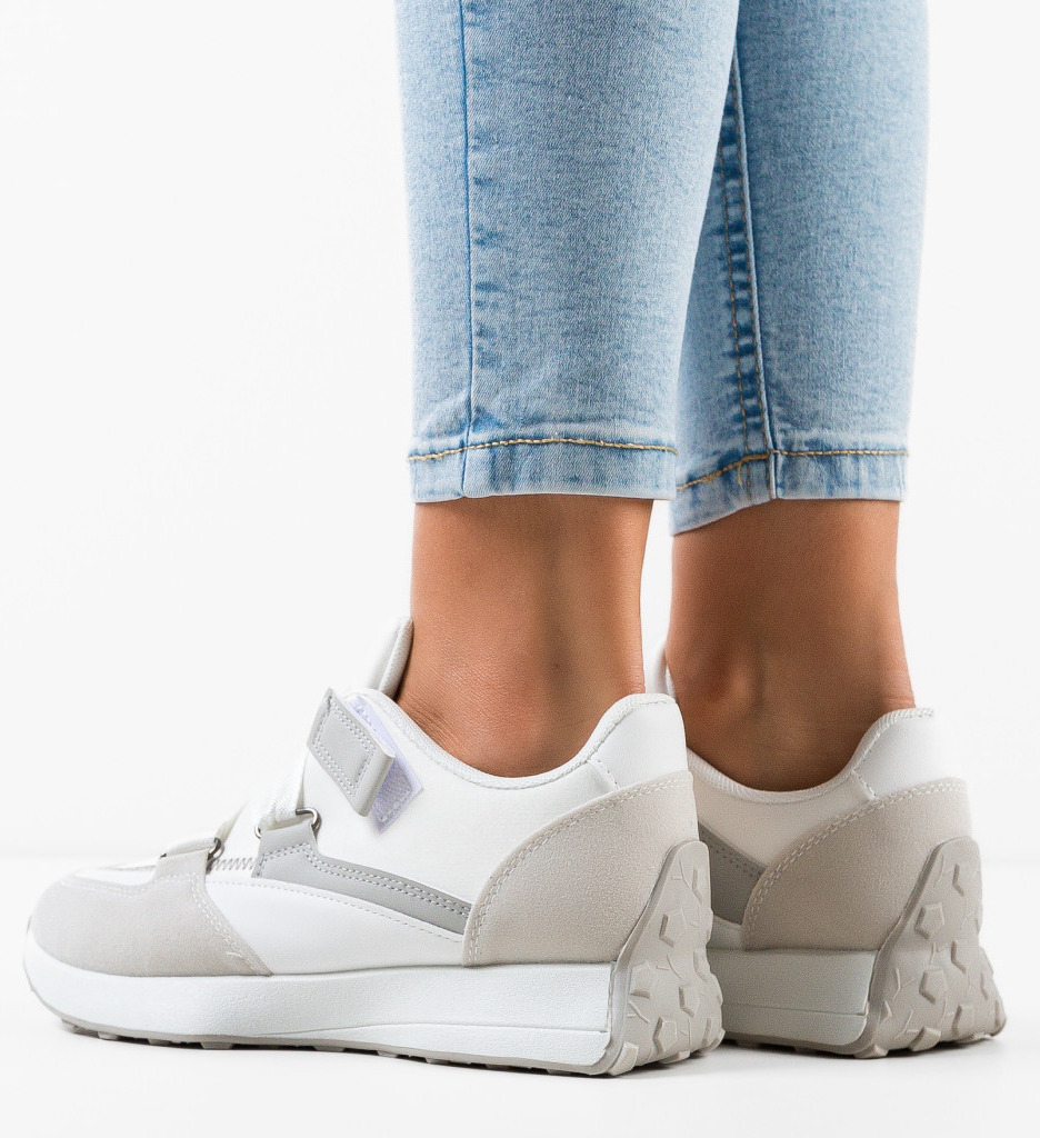 Sneakers Dama Austin Gri - Confort și Stil - imagine 3