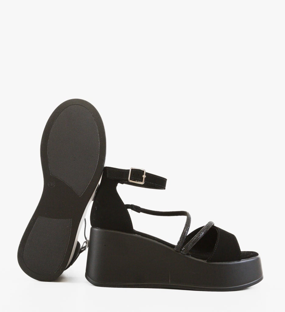 Sandale Dama Krom Negre – Eleganță și Confort - imagine 3