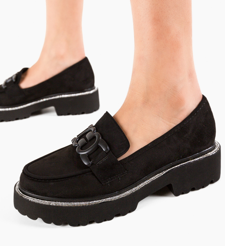 Pantofi Casual Layton Negri - Stil și Confort - imagine 5