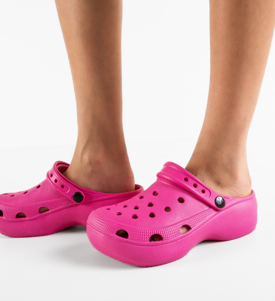 Papuci Dama Simo Fuchsia - Confort și Stil - imagine 4