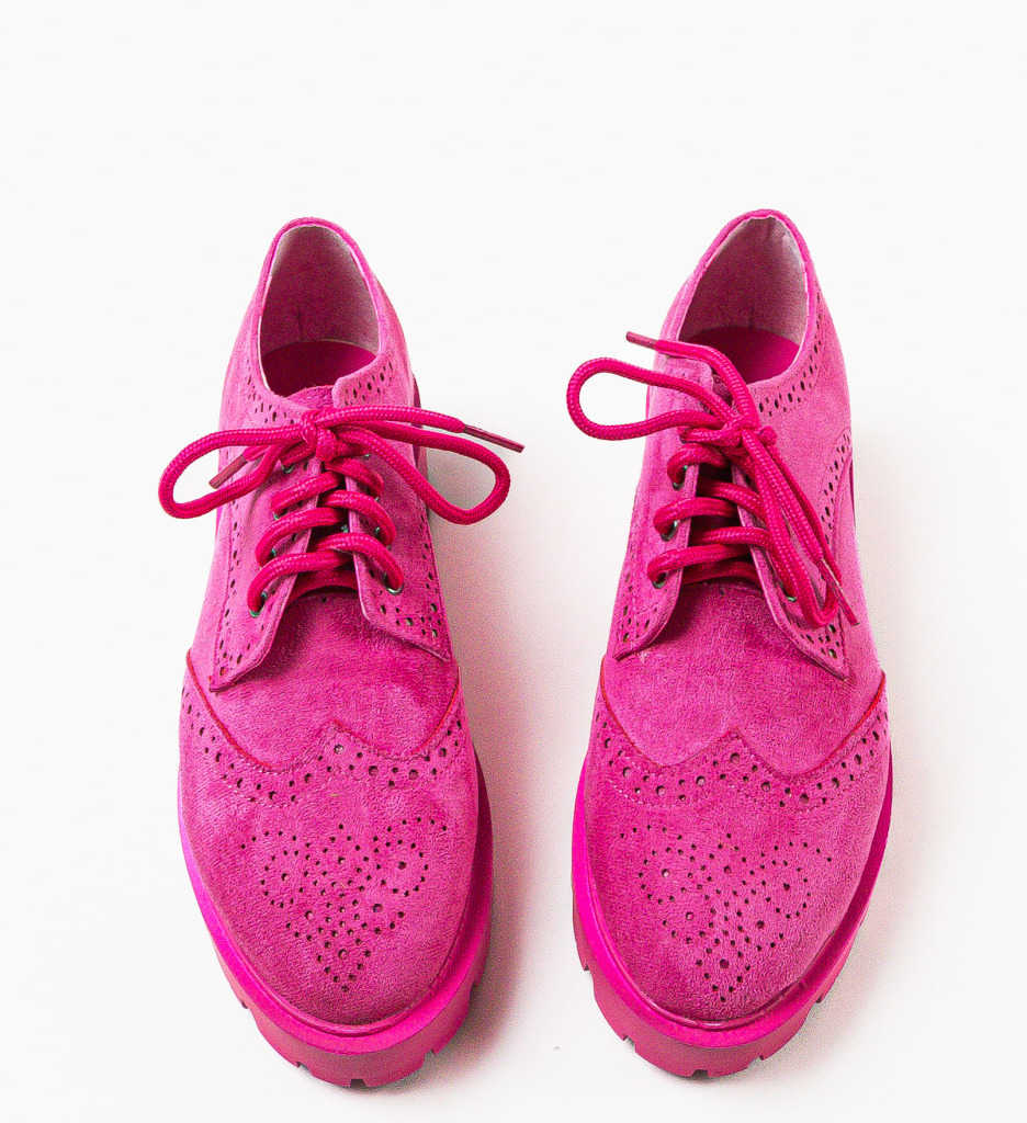 Pantofi Casual Dama Fuchsia - Confort și Stil - imagine 3