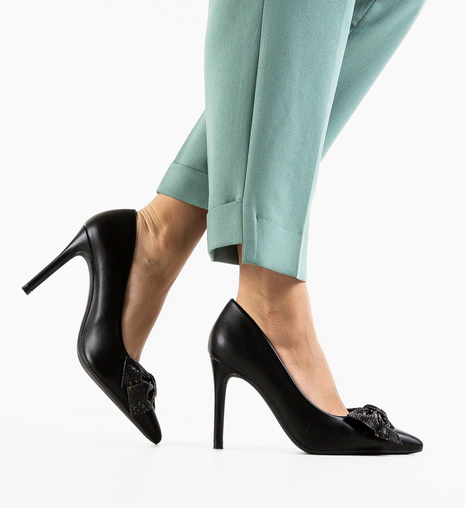 Pantofi Dama Bird Negri - Eleganță și Stil - imagine 7