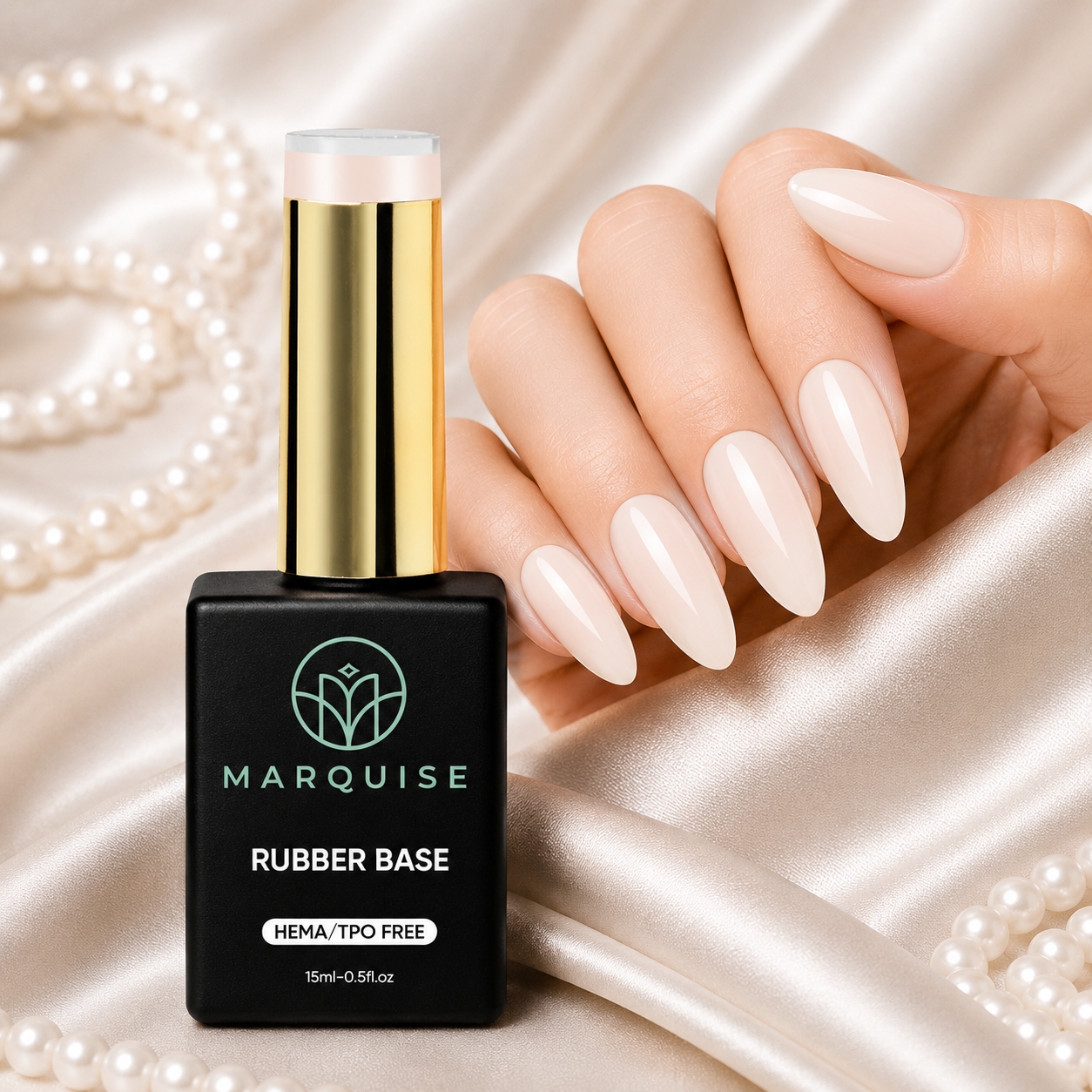 Rubber Base HEMA/TPO FREE Marquise, 15 ml - imagine 2