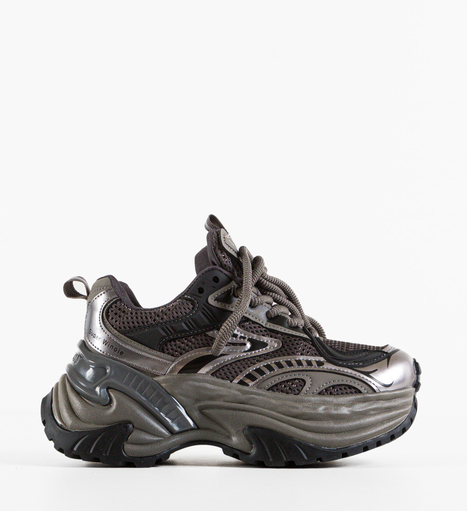 Sneakers Dama Winoie Gri - Confort și Stil - imagine 4