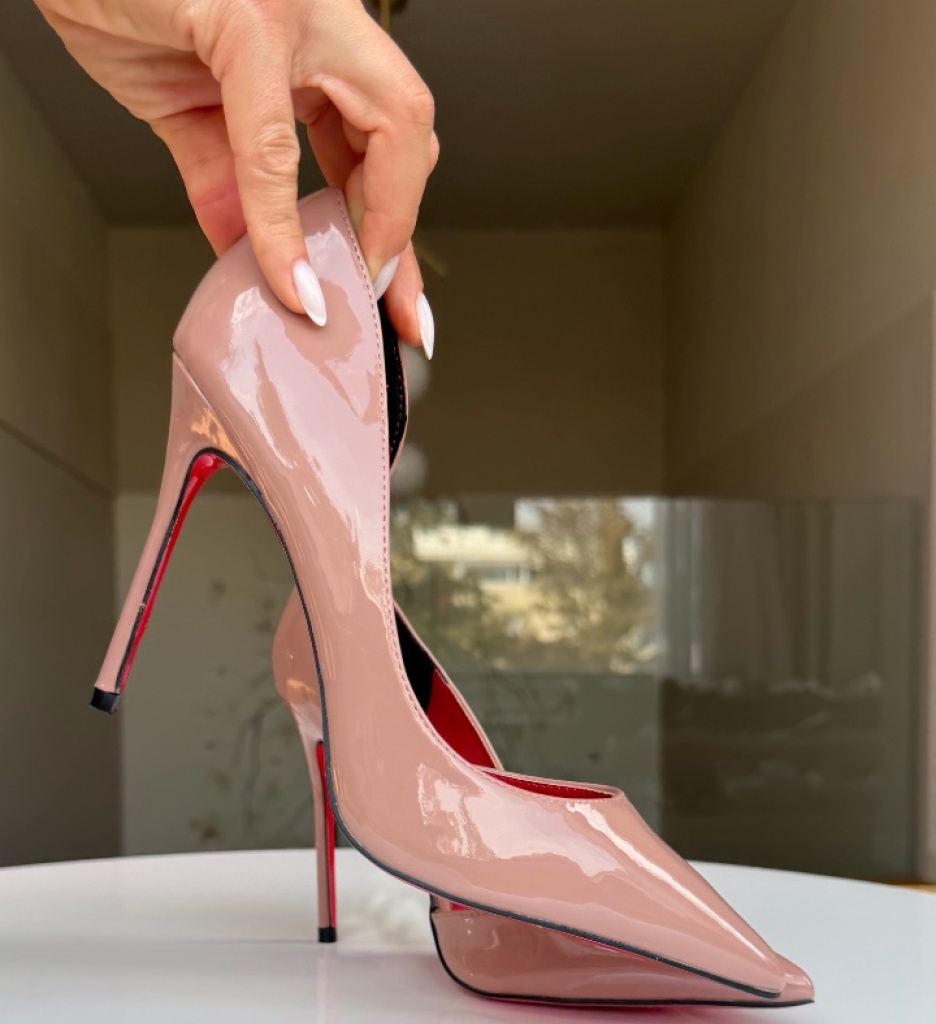 Pantofi Dama Sansa Nude Eleganți