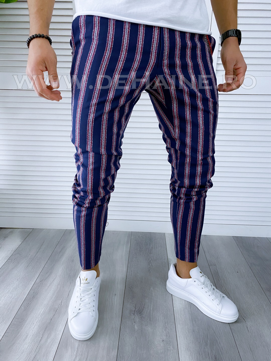 Pantaloni barbati bleumarin regular fit - Confort maxim
