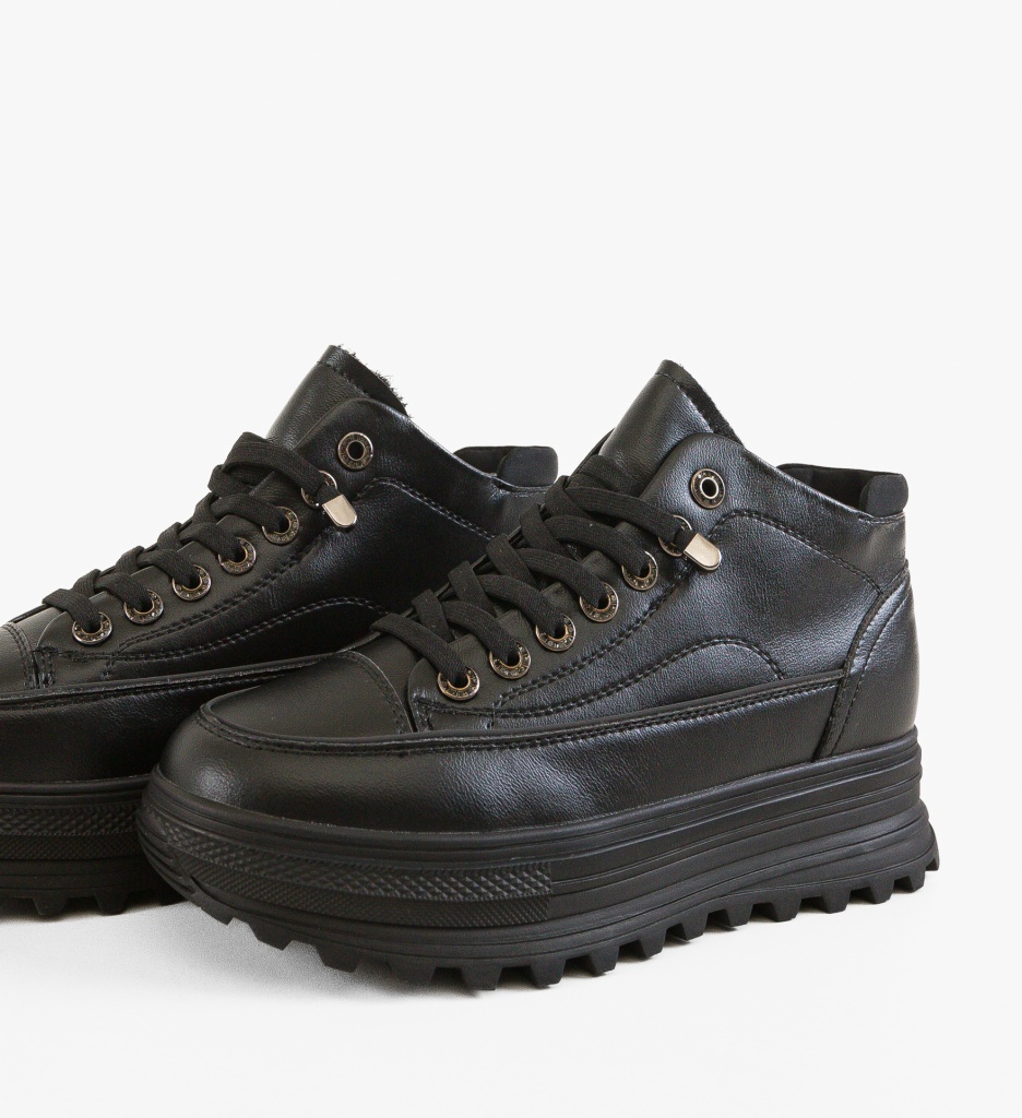 Sneakers Dama Milane Negri | Confort și Stil - imagine 5