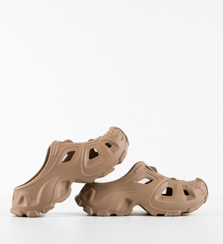 Papuci Dama Merri Khaki | Confort si Stil - imagine 7