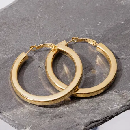 Cercei Creole Auriu Shopika 7cm