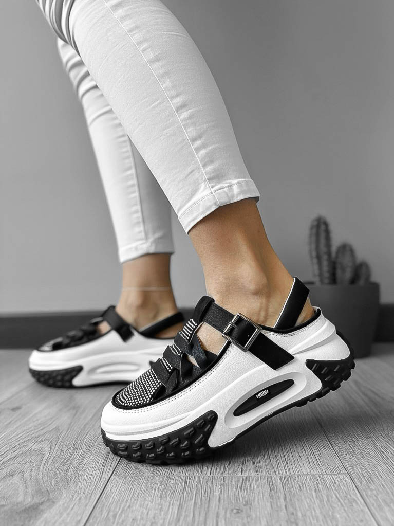 Sandale Dama Negre cu Talpa EVA pentru Confort