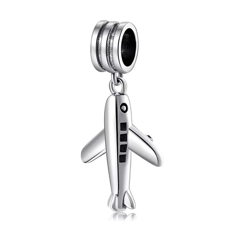Charm Argint Avion Delis | Talisman Călătorii