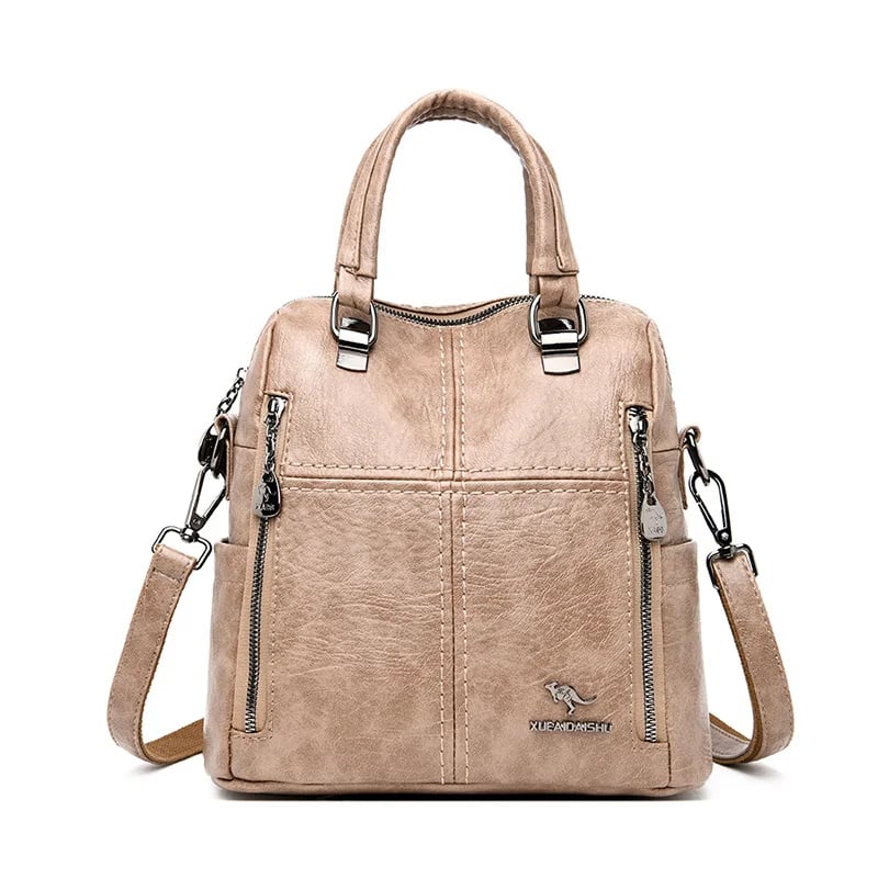 Geanta dama Disu Sofia GT2900, Crem, versatile si incapatoare