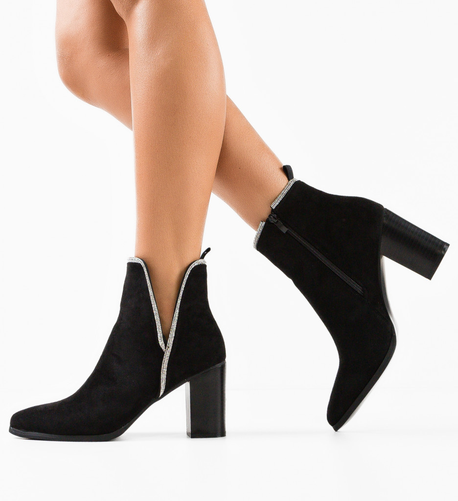 Botine Christe Negre - Eleganță și Confort - imagine 4