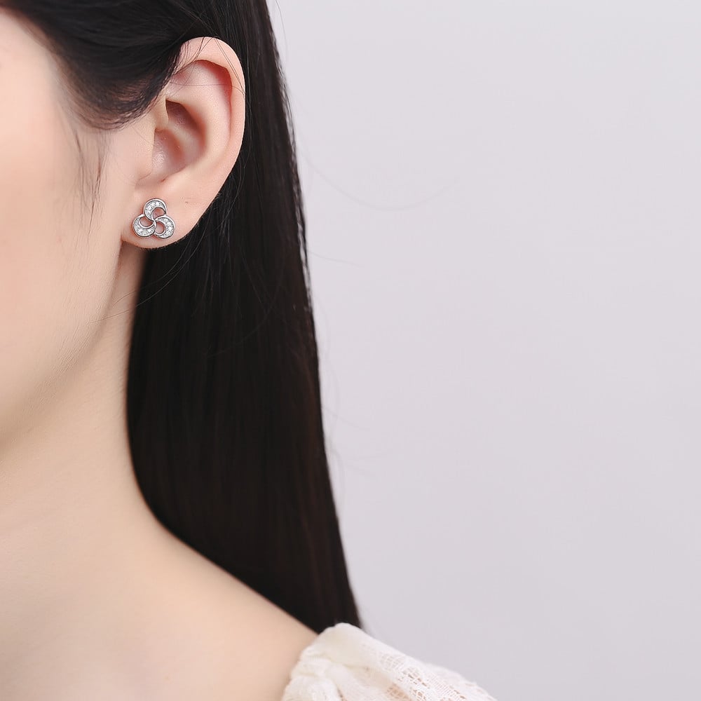 Cercei Argint Delis | Eleganță Premium - imagine 2