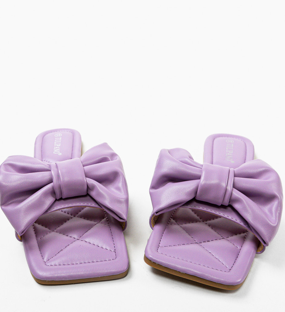 Papuci Brigitte Mov - Confort și Eleganță pentru Vară - imagine 6