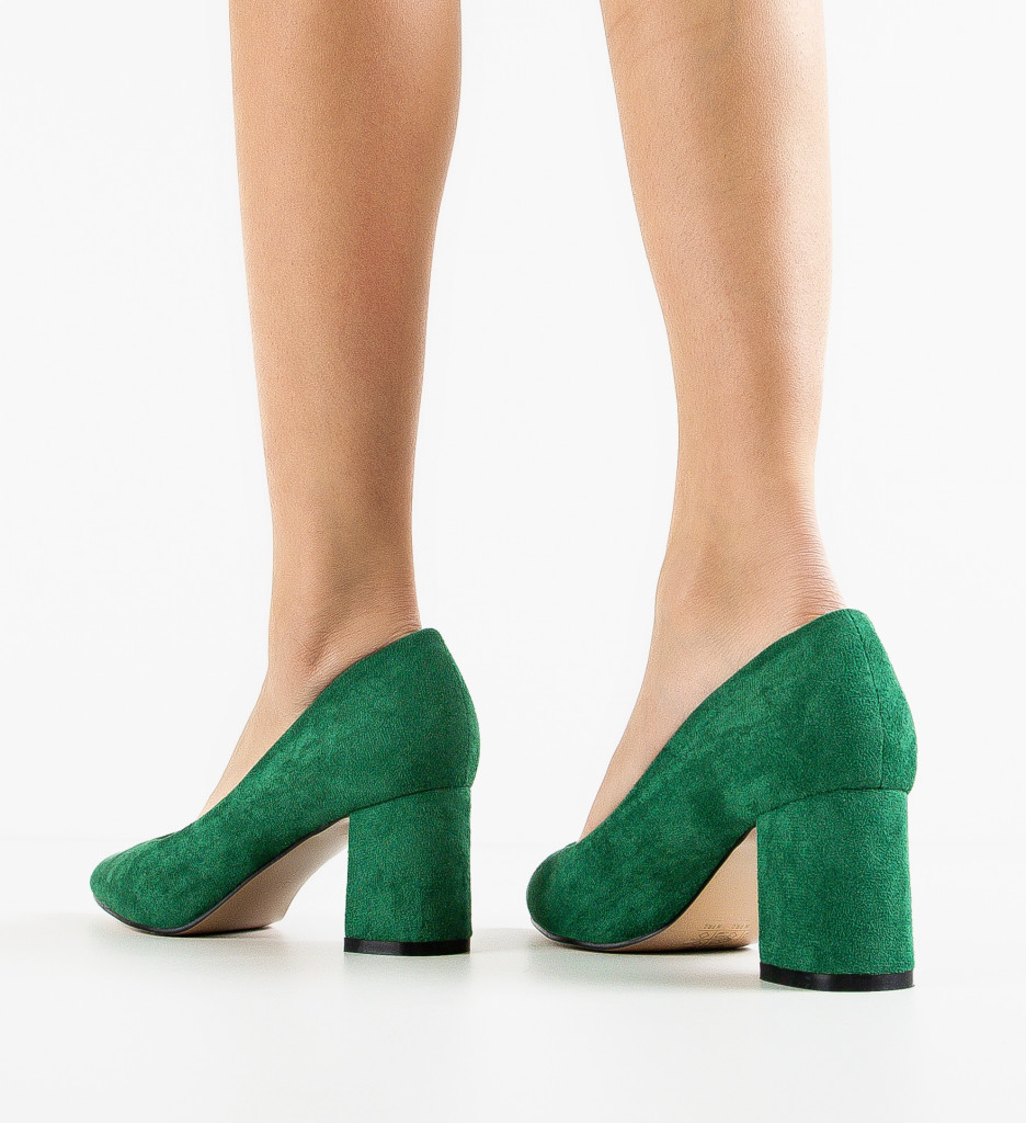 Pantofi Brook Verzi | Eleganță și Stil Unic - imagine 3