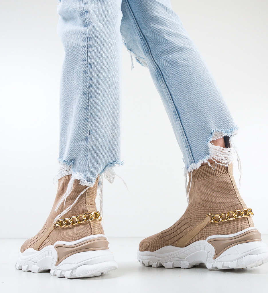 Pantofi Sport Lamar Khaki - Confort și Stil - imagine 4