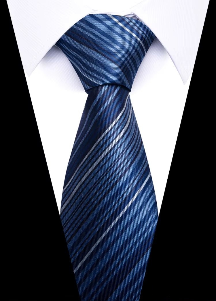Cravată Albastră Elegantă Picadili | Stil Clasic